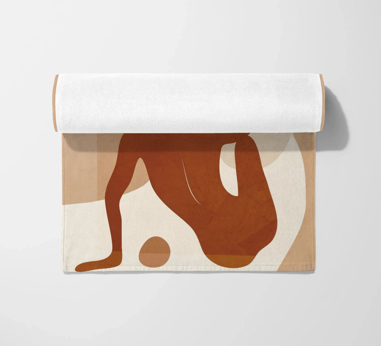 Minimal Abstract Form strandhanddoek van cityart