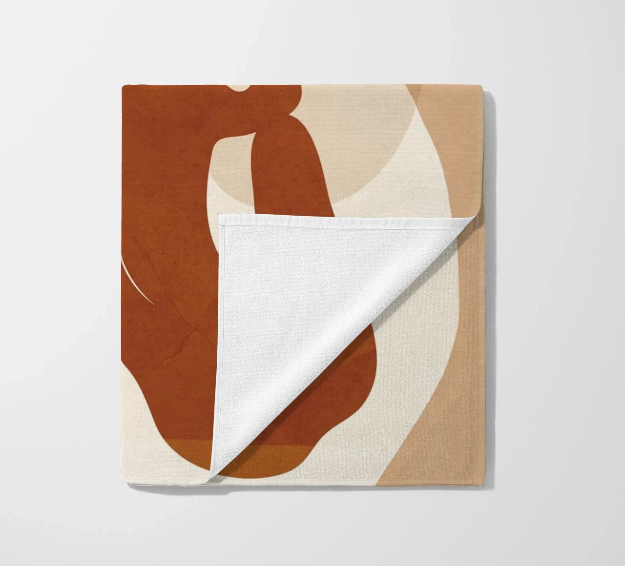 Minimal Abstract Form strandhanddoek van cityart
