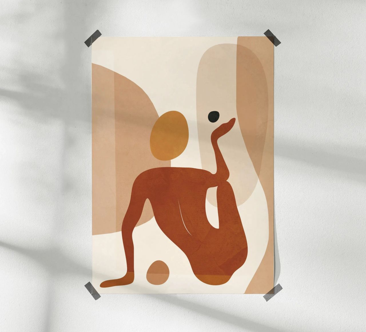 Minimal Abstract Form poster van cityart