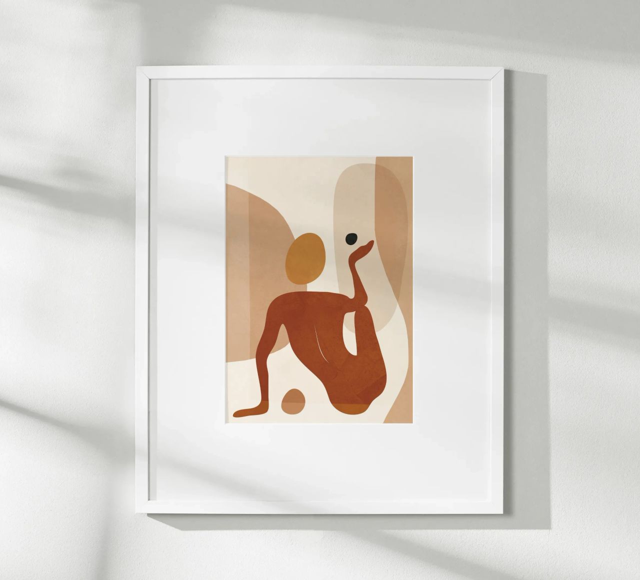 Minimal Abstract Form poster van cityart