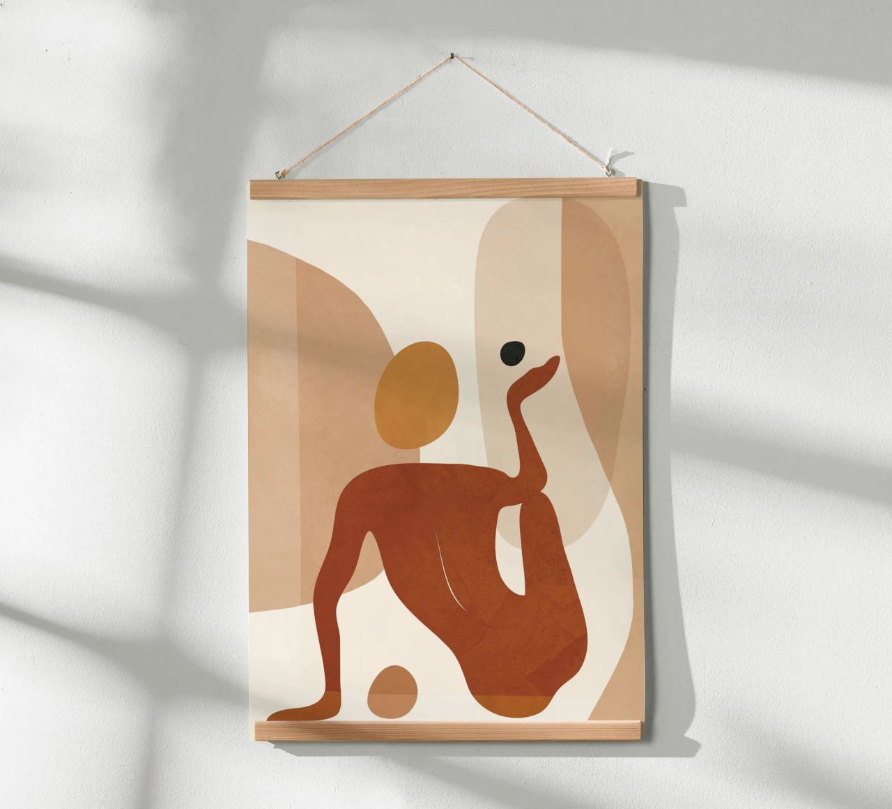 Minimal Abstract Form poster van cityart