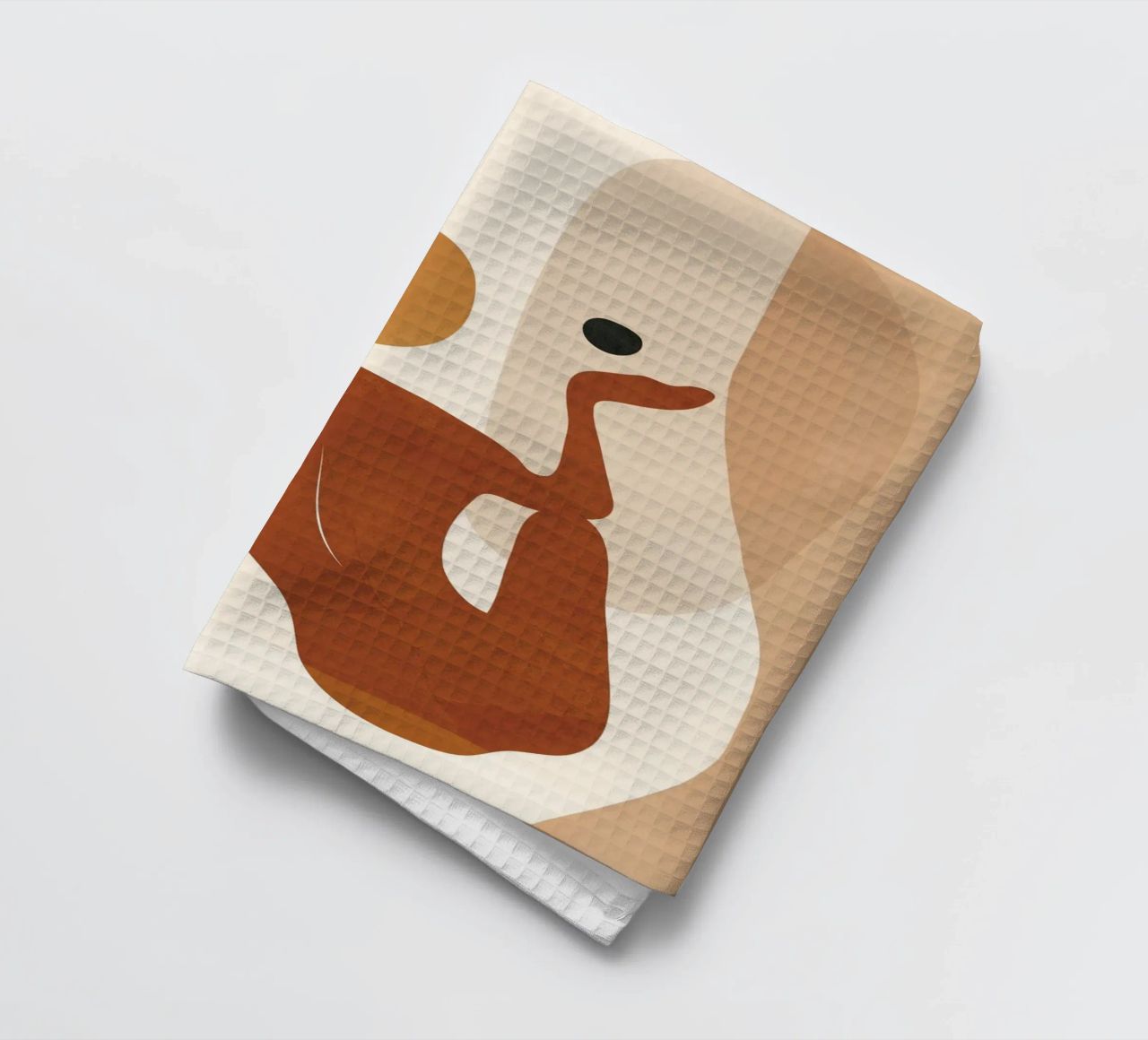 Minimal Abstract Form tea towel by cityart