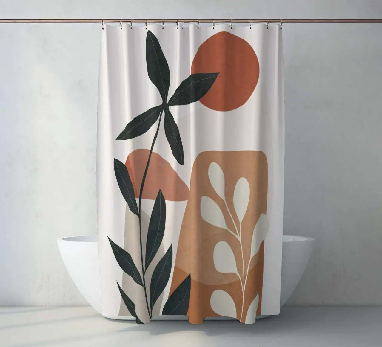 Branches Design 02 tenda da doccia da cityart