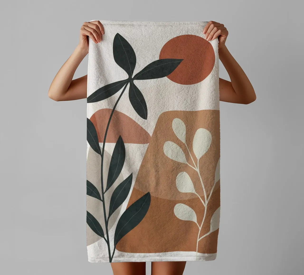 Branches Design 02 asciugamano da bagno da cityart