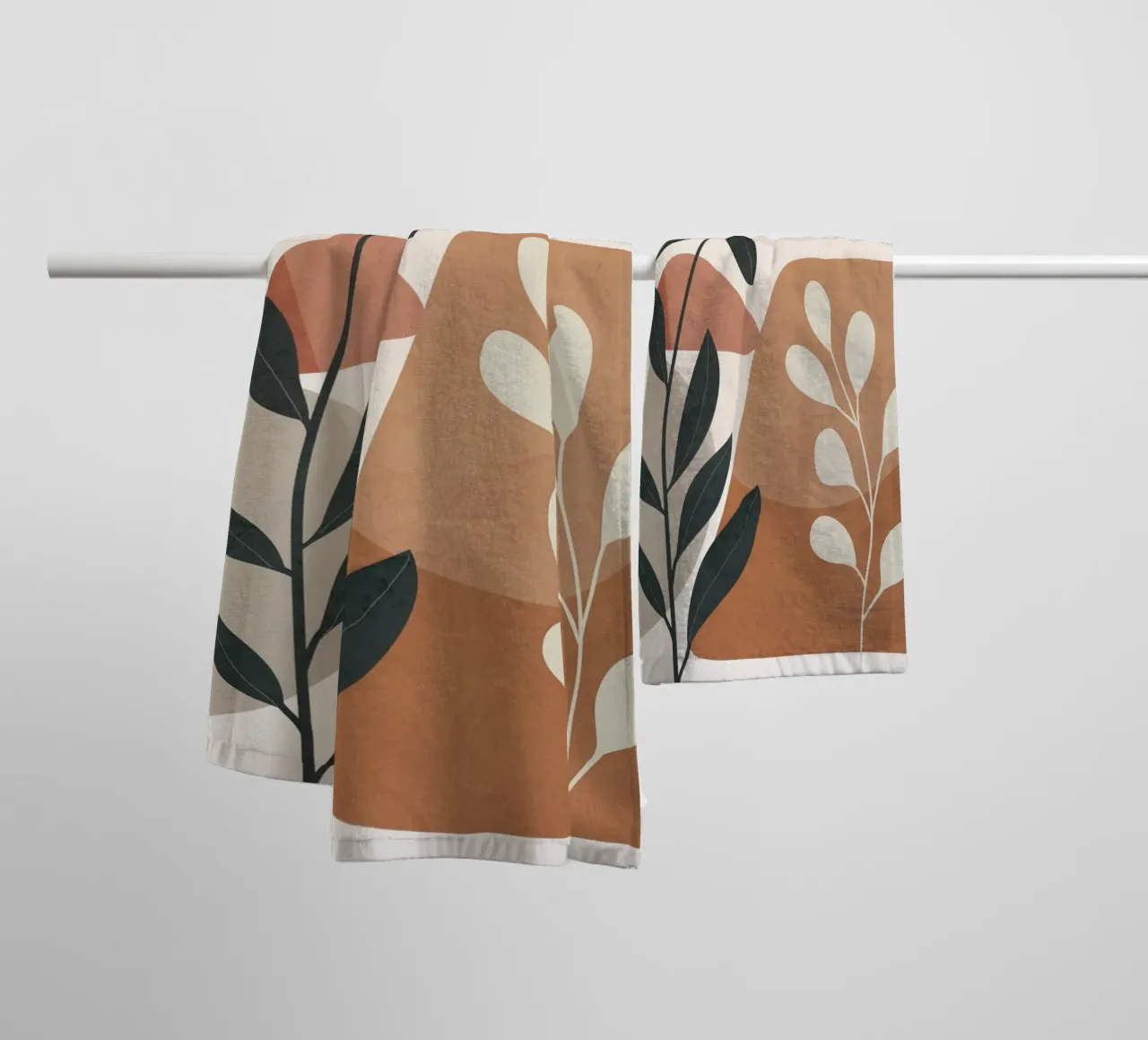 Branches Design 02 asciugamano da bagno da cityart
