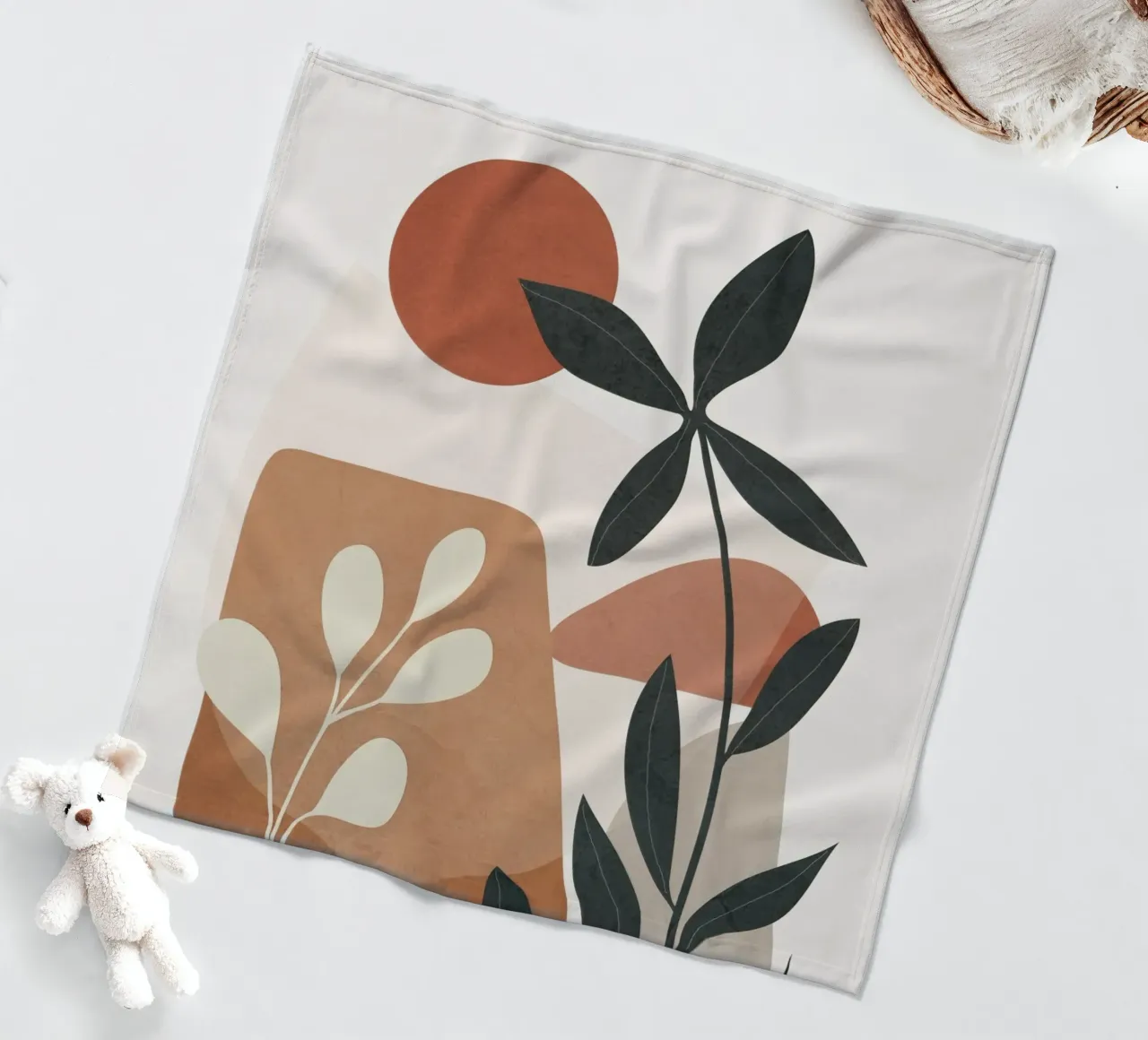 Branches Design 02 manta de franela de cityart