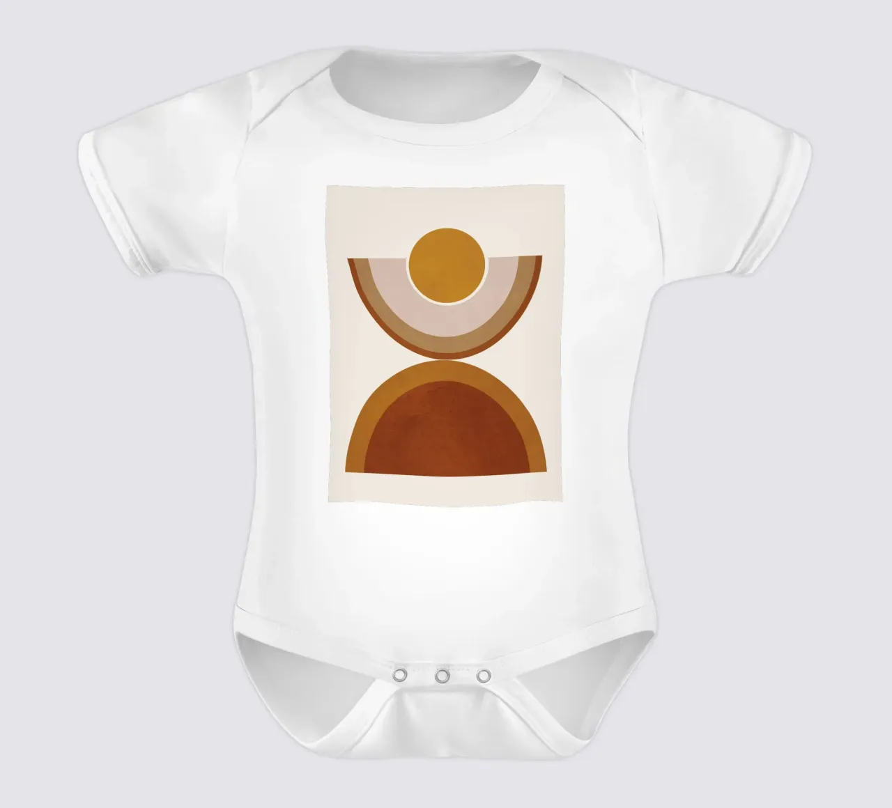 Modern Geometry body neonato maniche corte da cityart