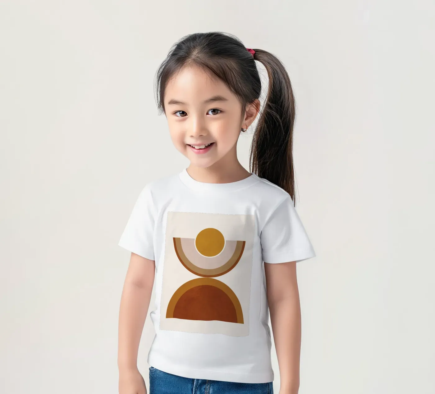 Modern Geometry kids t-shirt by cityart