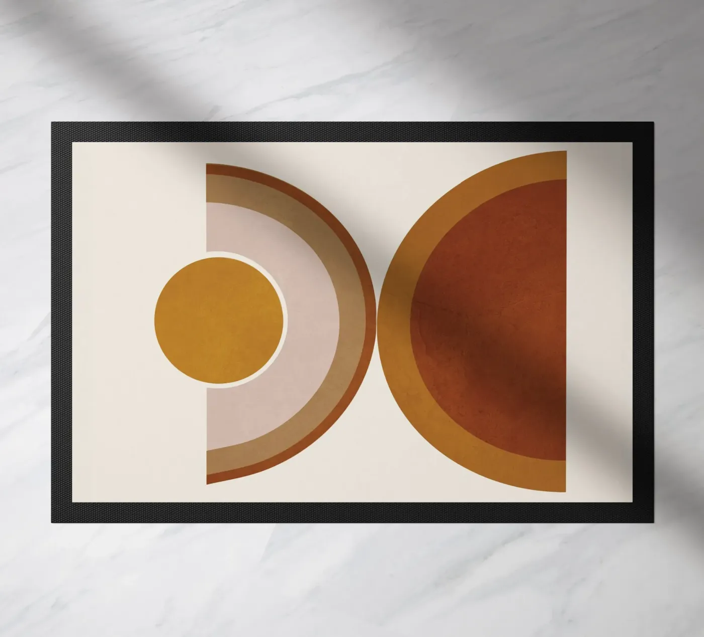 Modern Geometry doormat by cityart