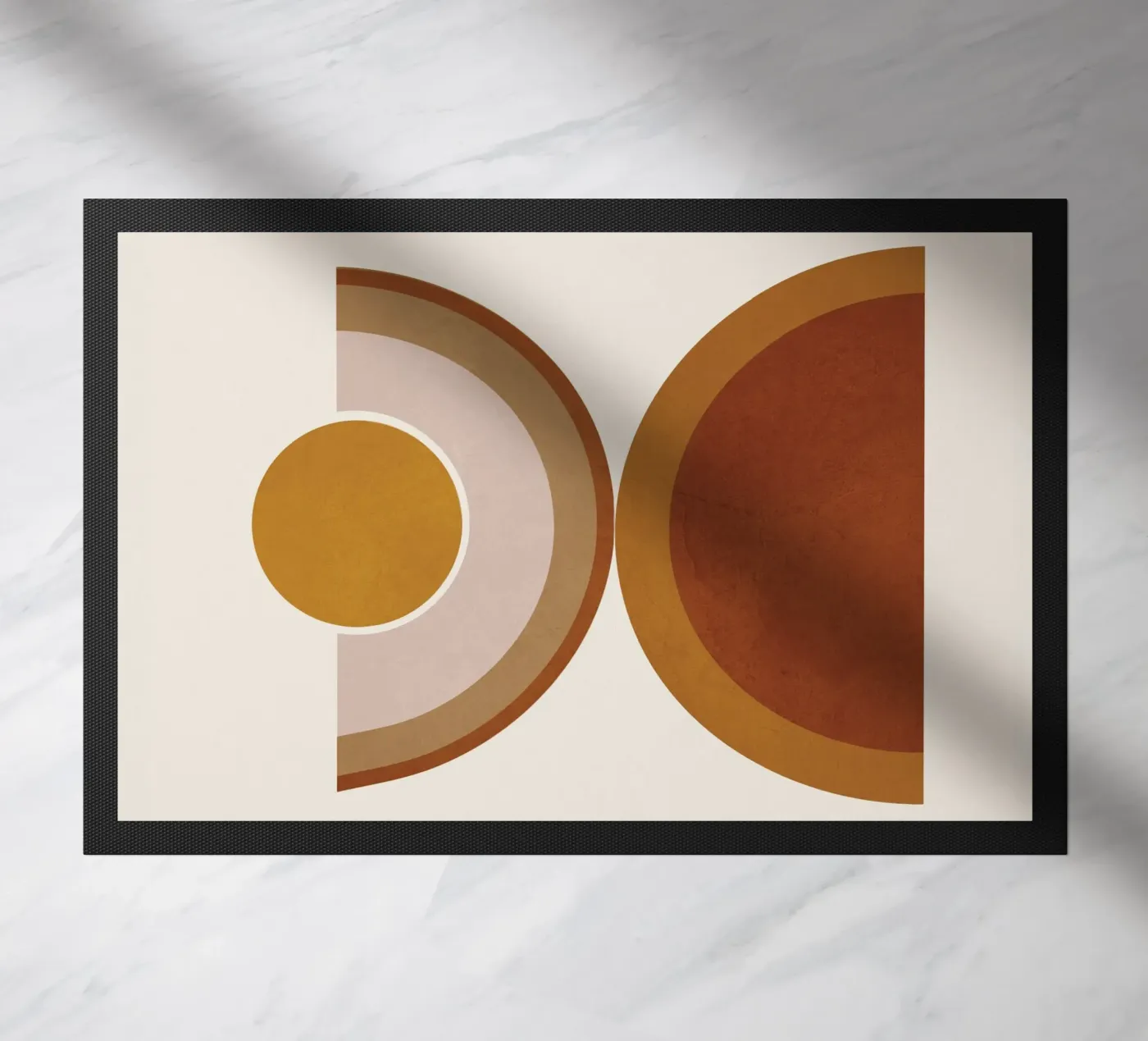 Modern Geometry doormat by cityart