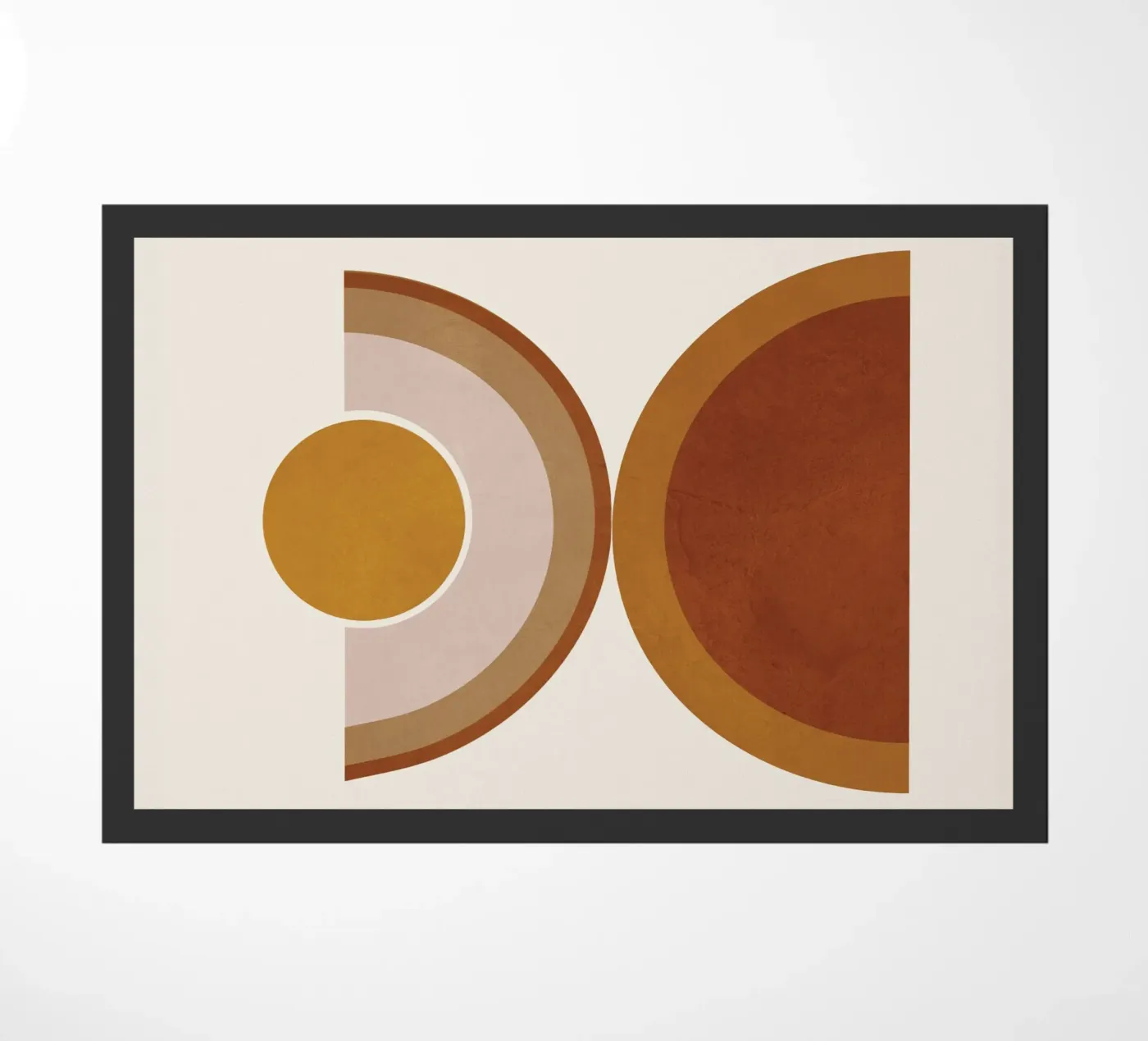 Modern Geometry doormat by cityart