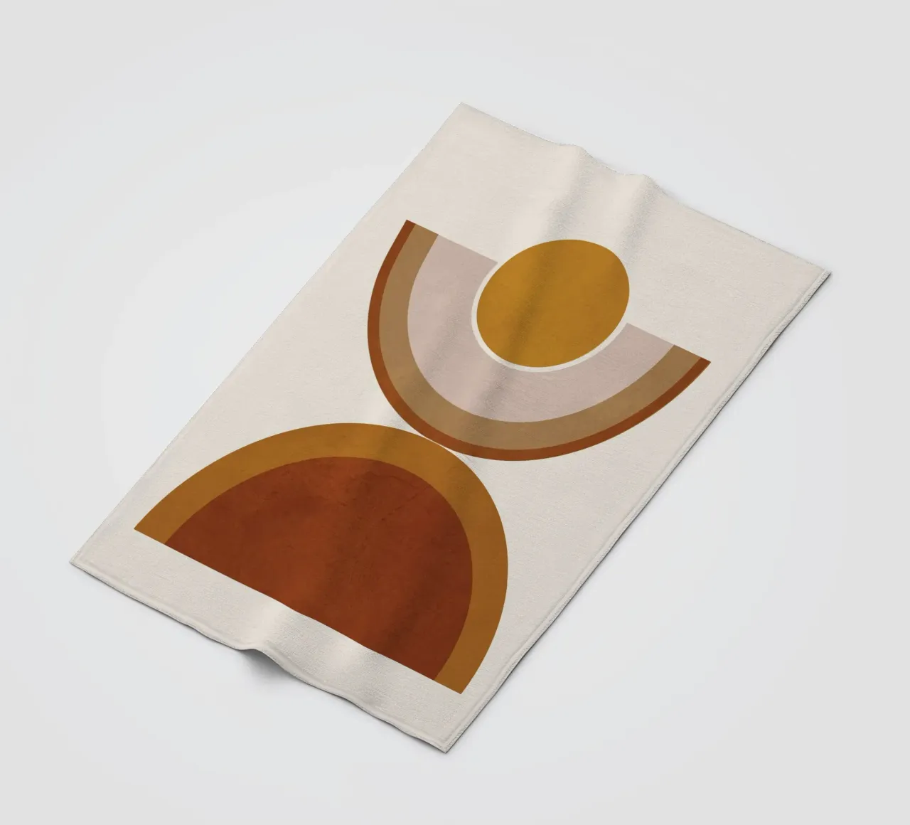 Modern Geometry coperta in pile da cityart