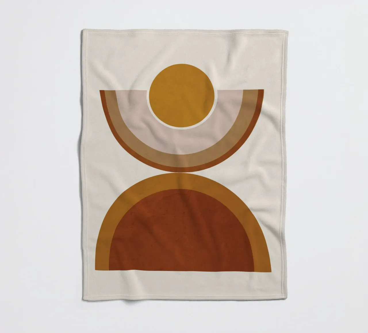 Modern Geometry coperta in pile da cityart