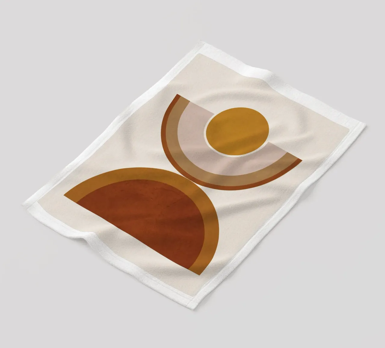 Modern Geometry coperta in pile da cityart