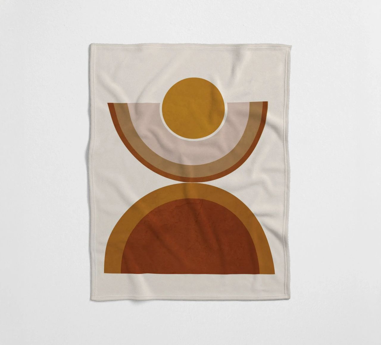 Modern Geometry coperta in pile da cityart