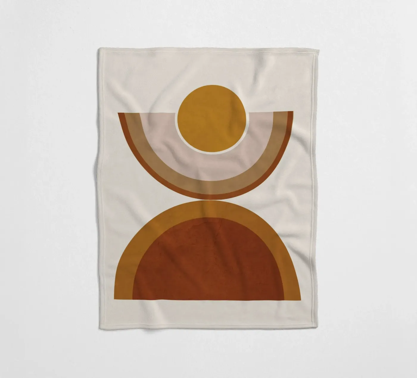 Modern Geometry Fleecedecke von cityart