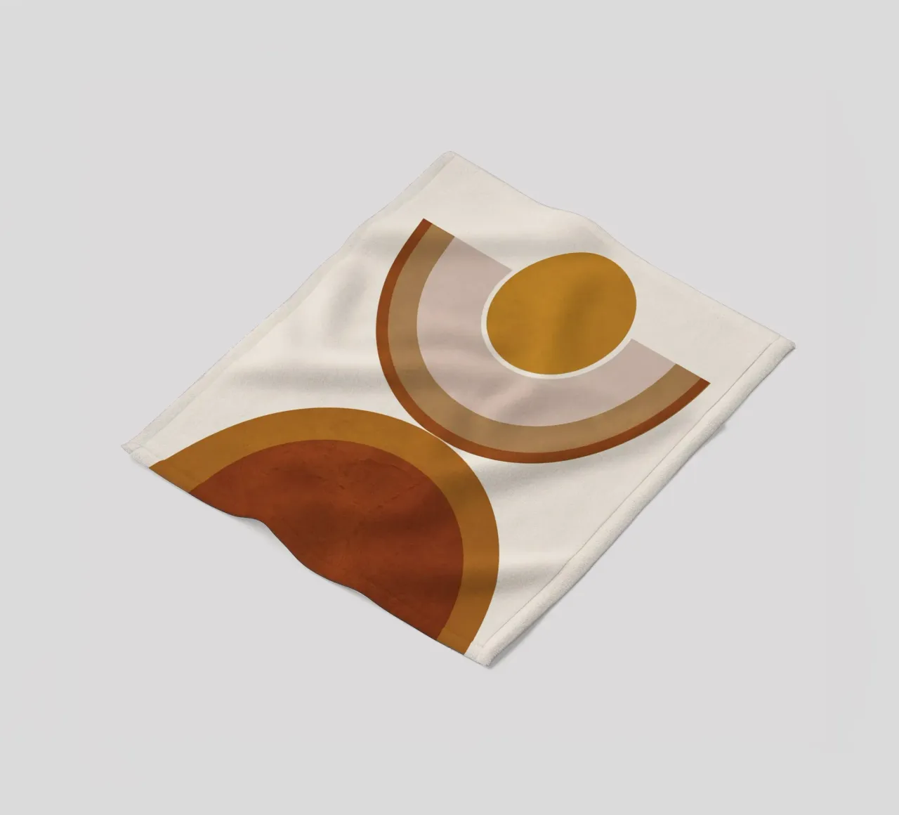 Modern Geometry coperta in pile da cityart