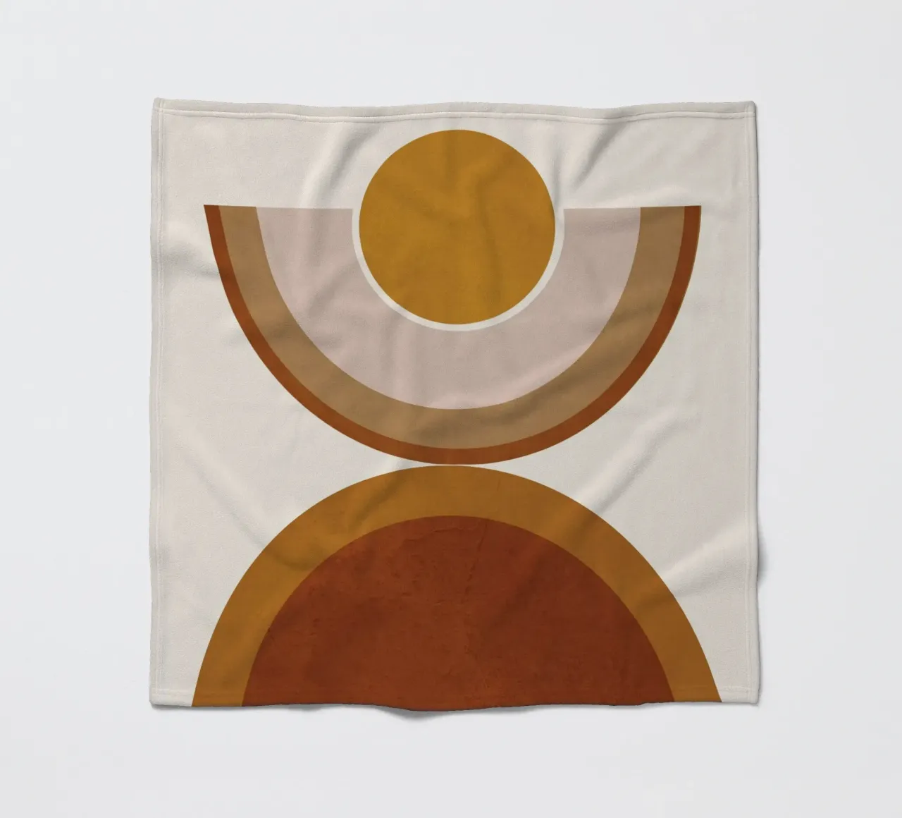 Modern Geometry coperta in pile da cityart