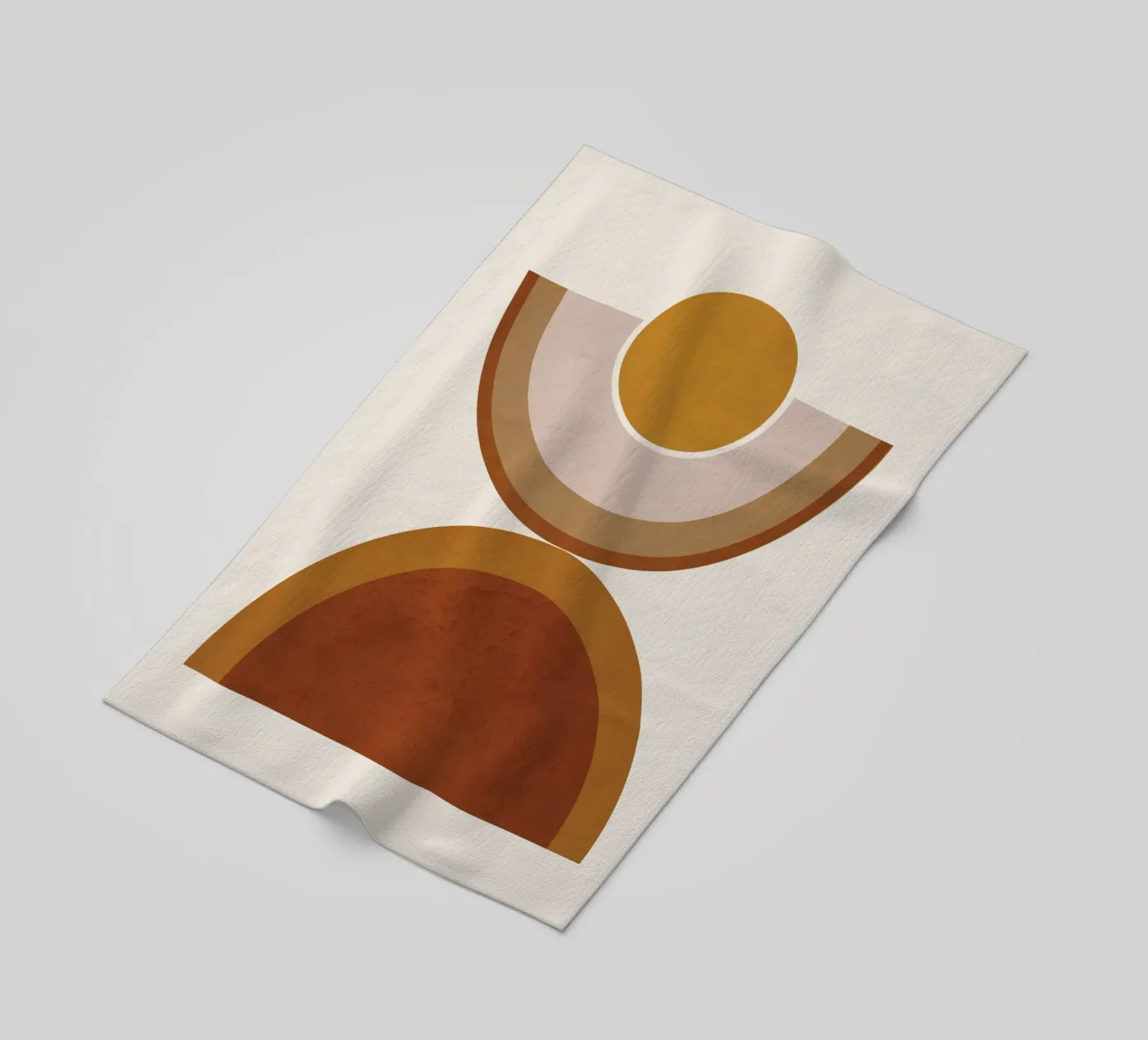 Modern Geometry Strandtuch von cityart