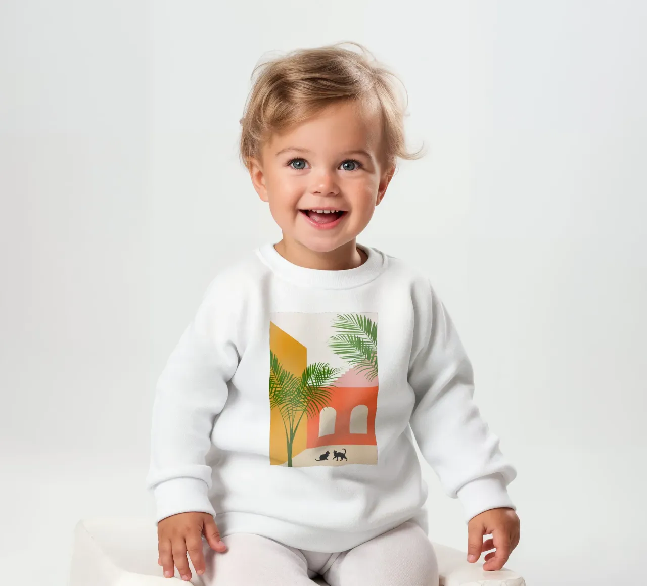 Cat Space I Baby Sweatshirt von Nadjaa