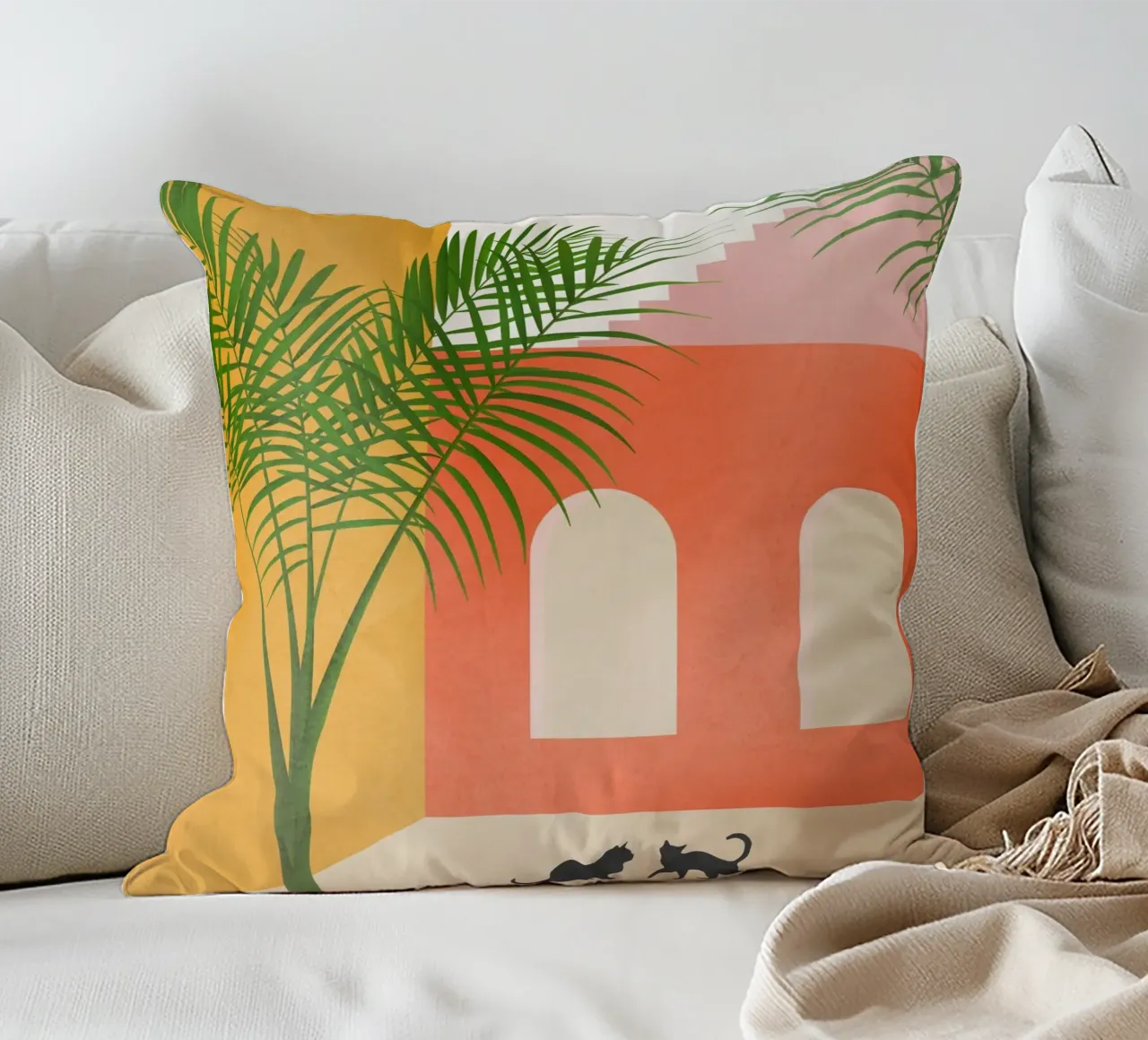 Cat Space I cuscino da Nadjaa