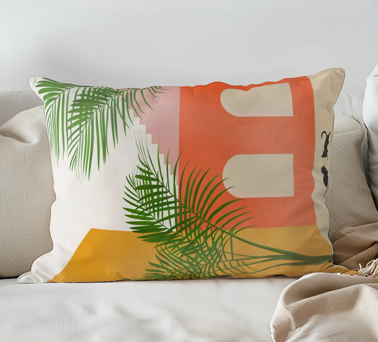 Cat Space I cuscino da Nadjaa