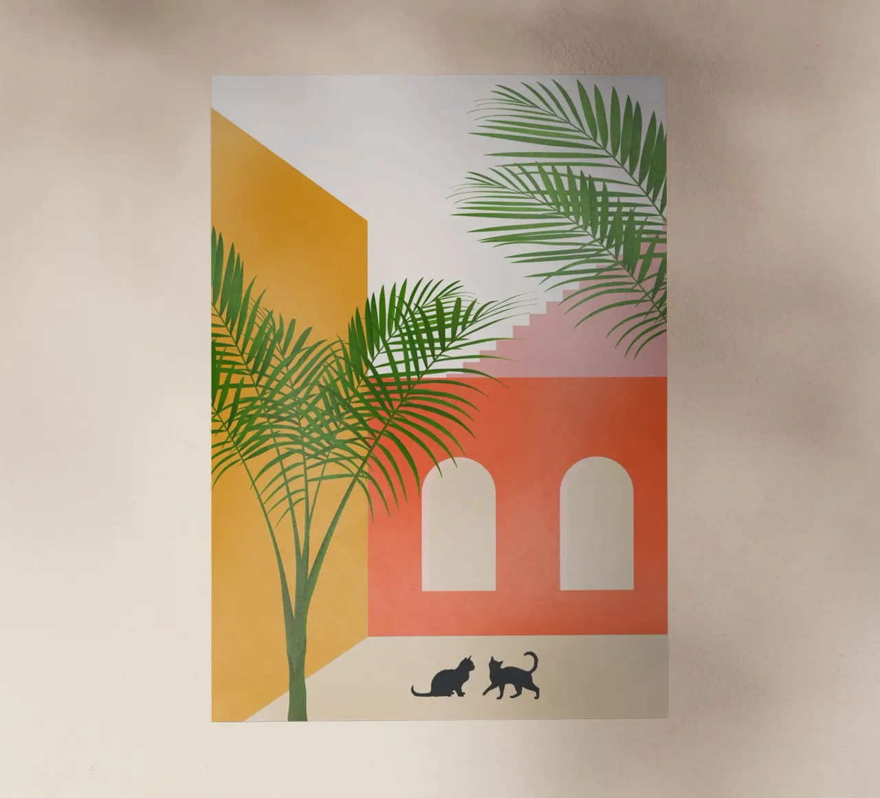 Cat Space I pellicola backlit da Nadjaa