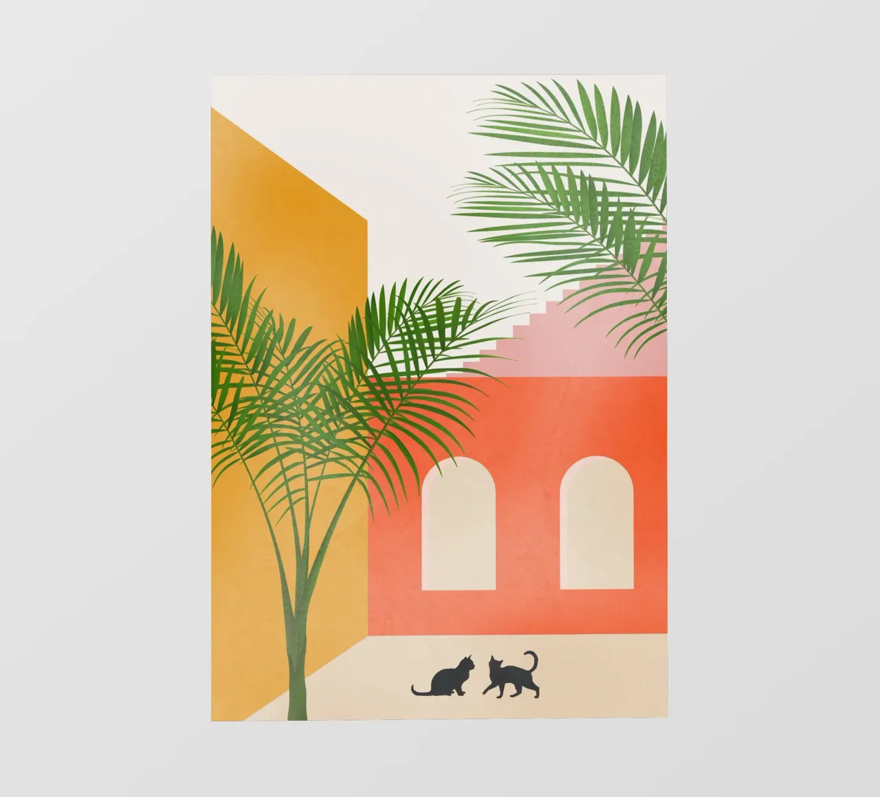 Cat Space I pellicola backlit da Nadjaa