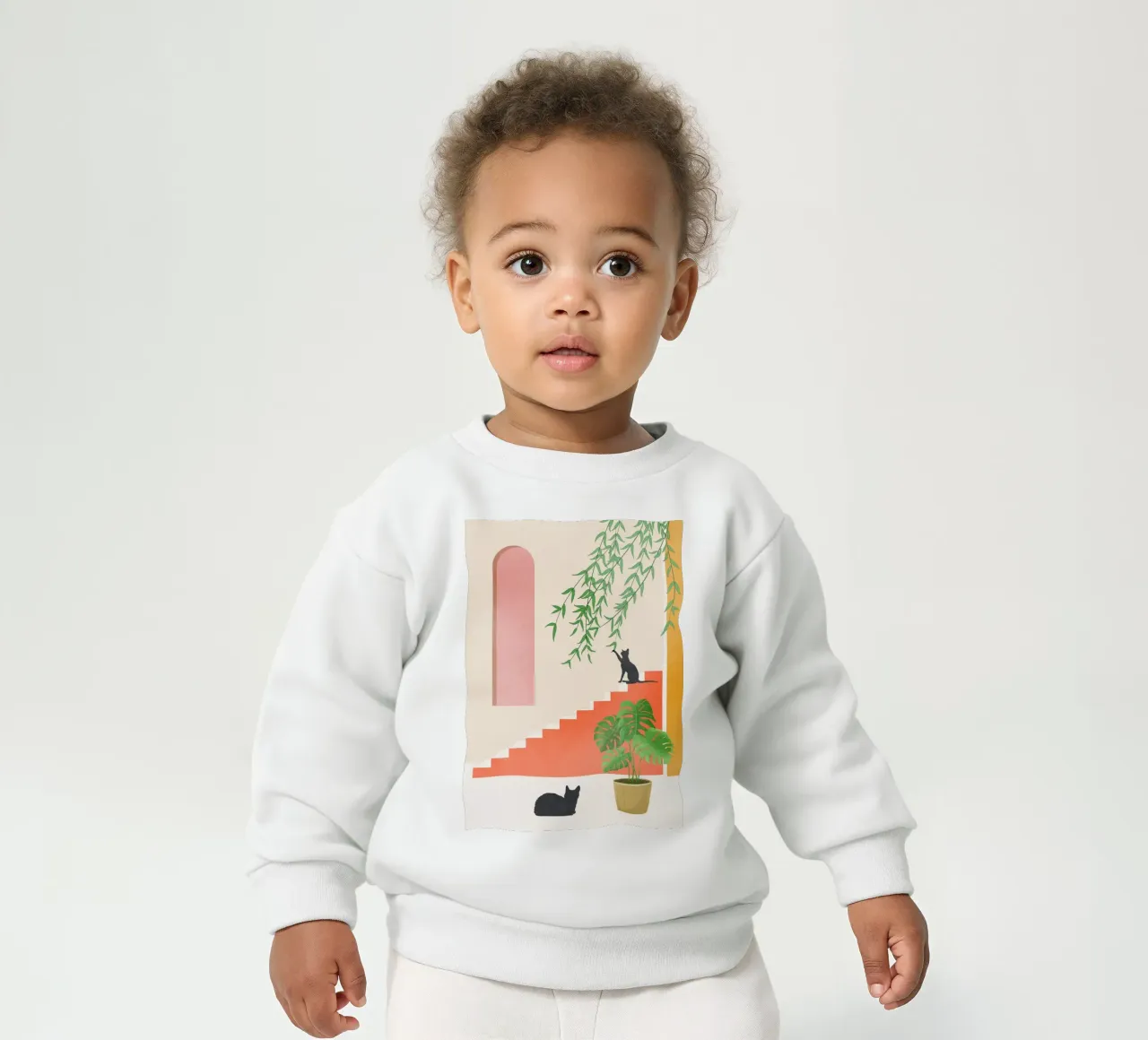 Cat Space II felpa neonato da Nadjaa