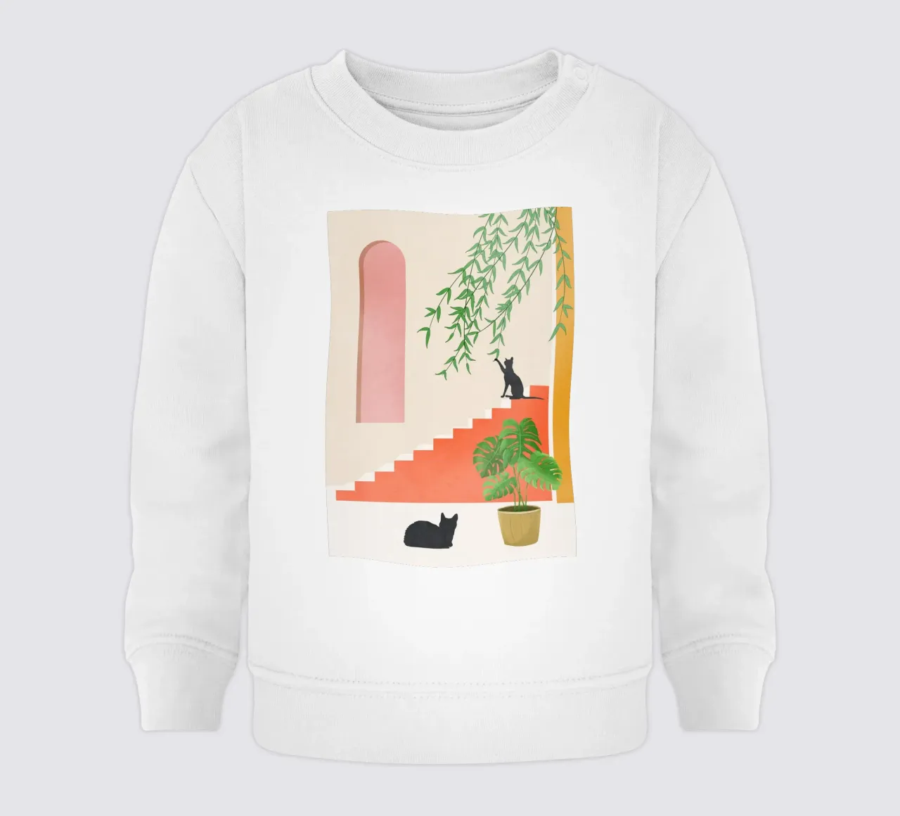 Cat Space II felpa neonato da Nadjaa