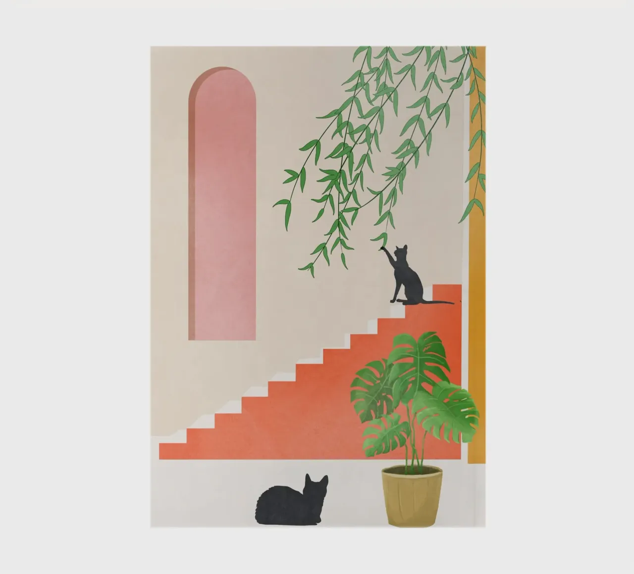 Cat Space II notebook by Nadjaa