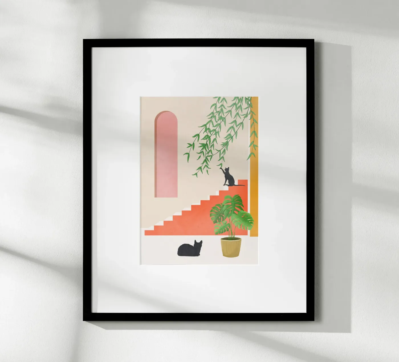 Cat Space II poster da Nadjaa