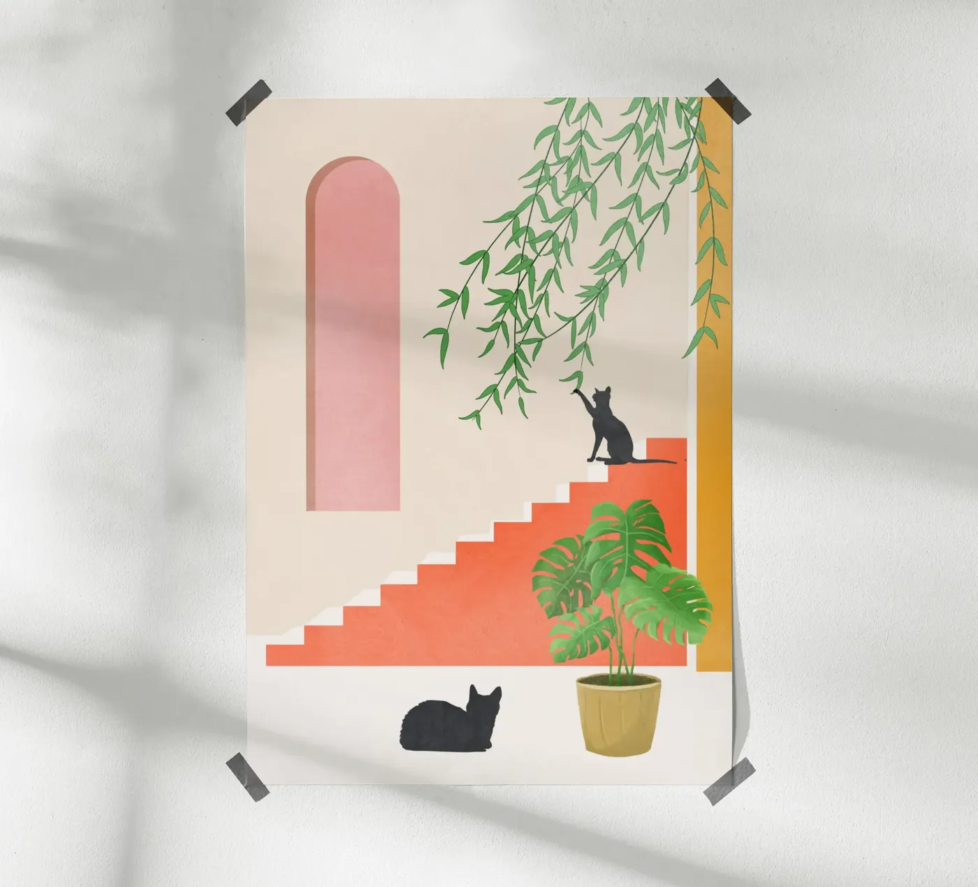 Cat Space II poster da Nadjaa