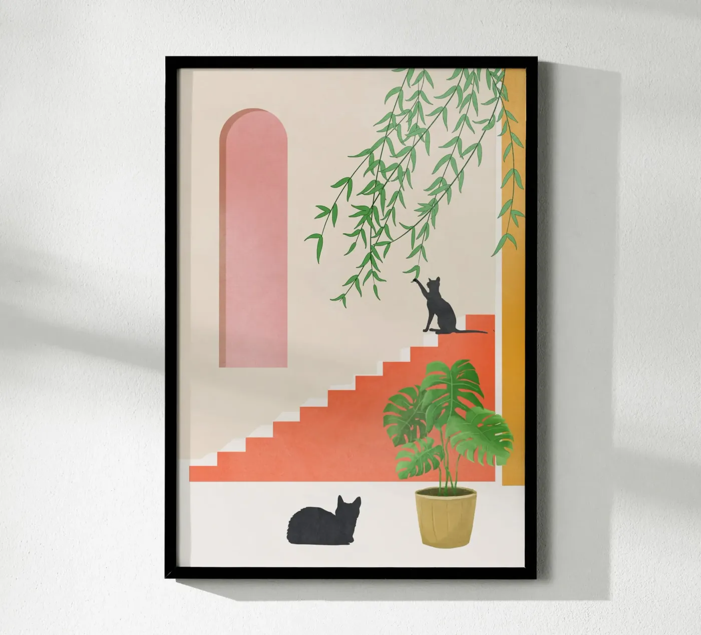 Cat Space II poster da Nadjaa