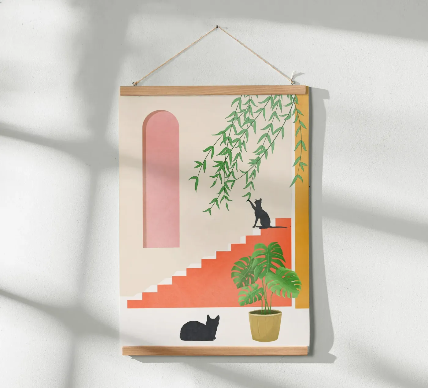 Cat Space II poster da Nadjaa