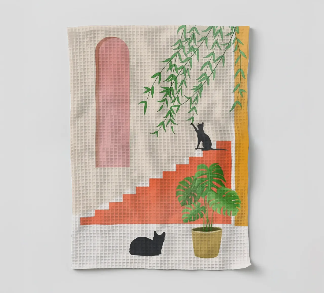 Cat Space II canovaccio da cucina da Nadjaa