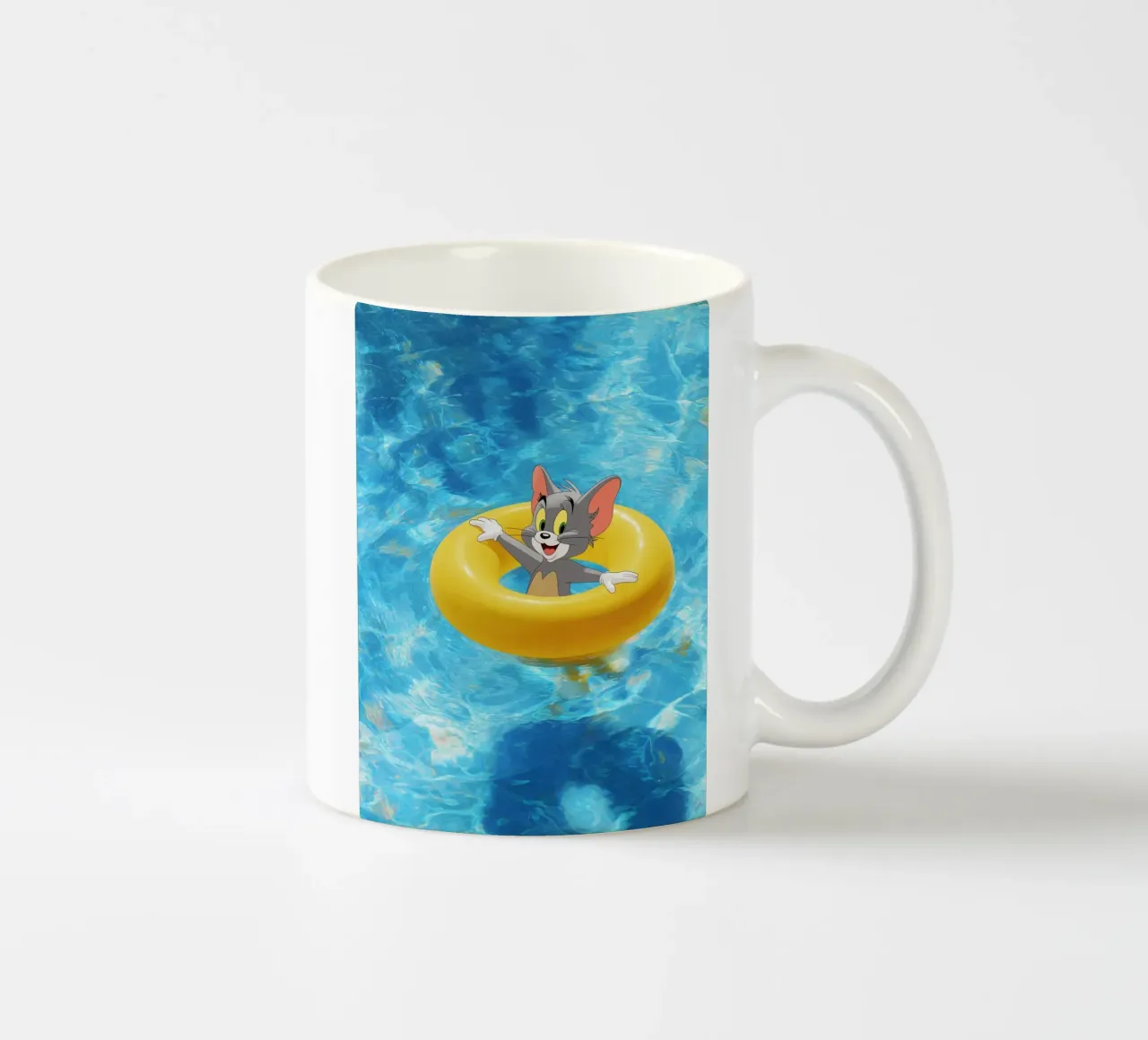 Divertimento da bagno con il gatto Tom tazza in ceramica da Carinaprint