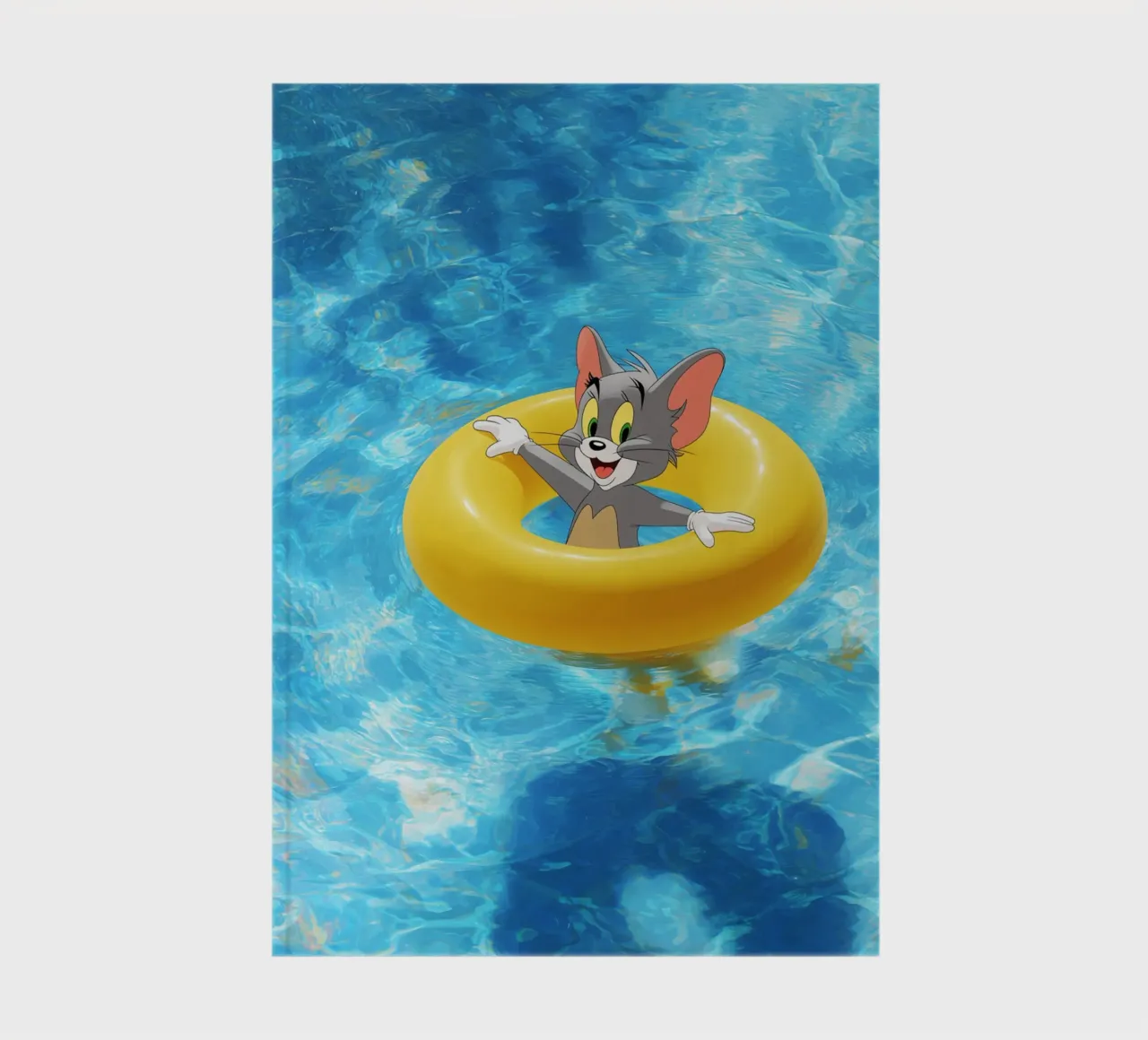 Bathing fun with Tom the cat notebook by Carinaprint