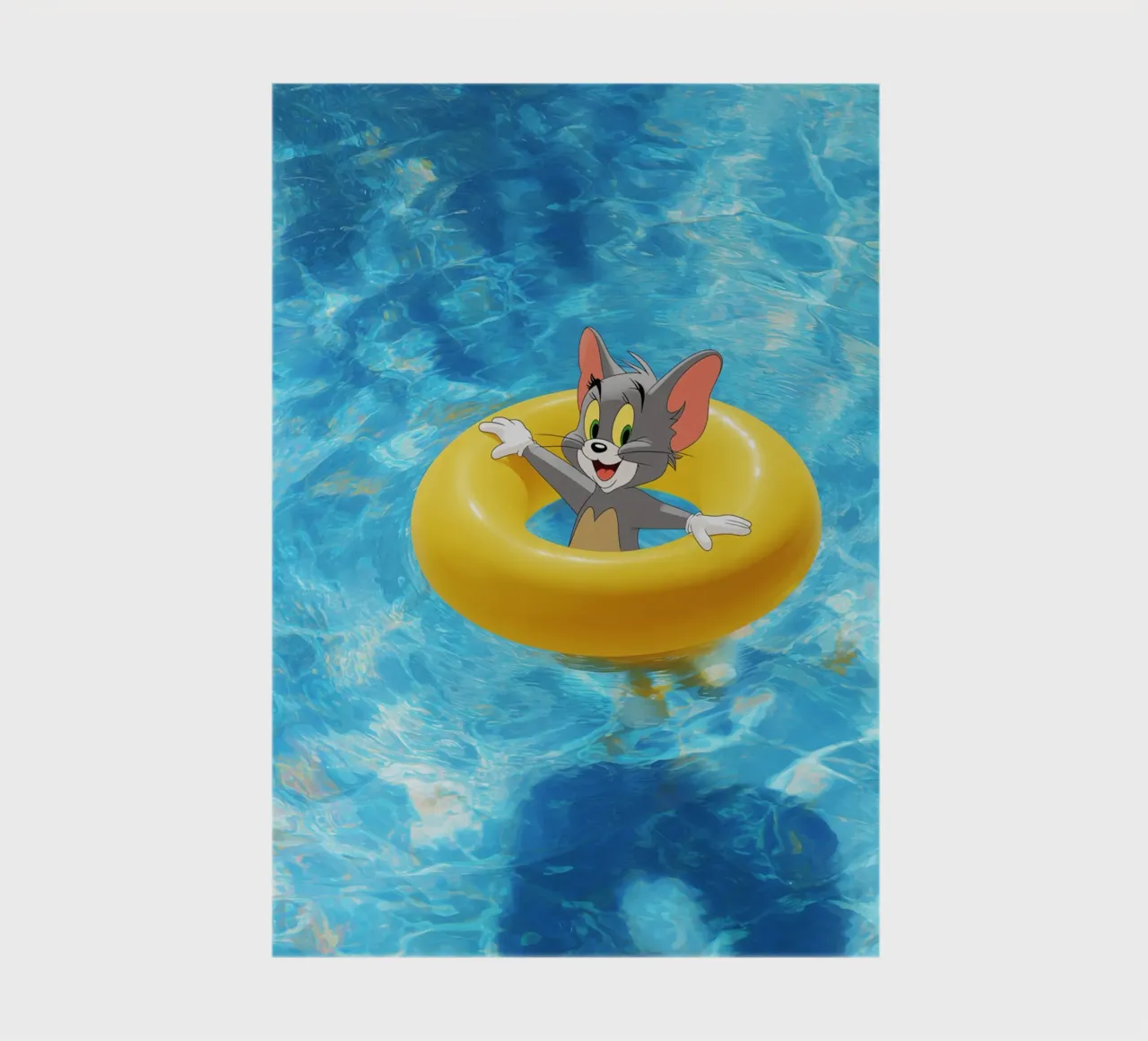 Bathing fun with Tom the cat notebook by Carinaprint