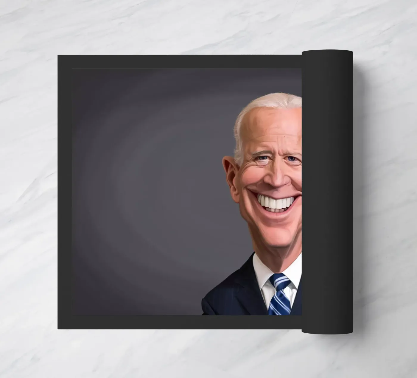 Joe Biden doormat by Rob Art | Illustration
