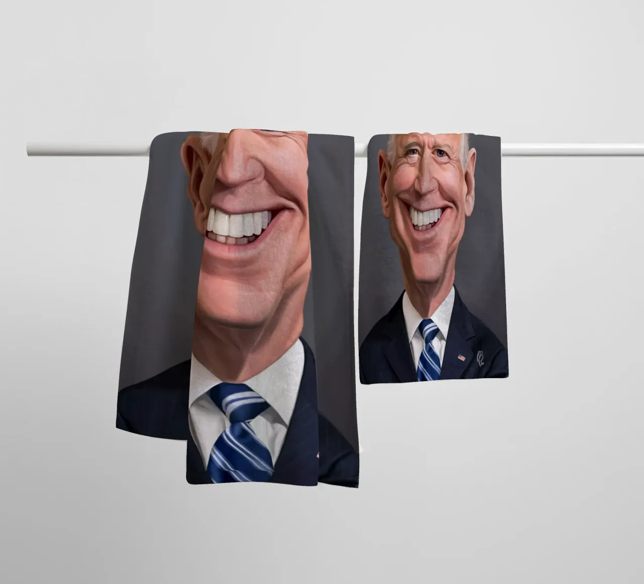 Joe Biden asciugamano da bagno da Rob Art | Illustration