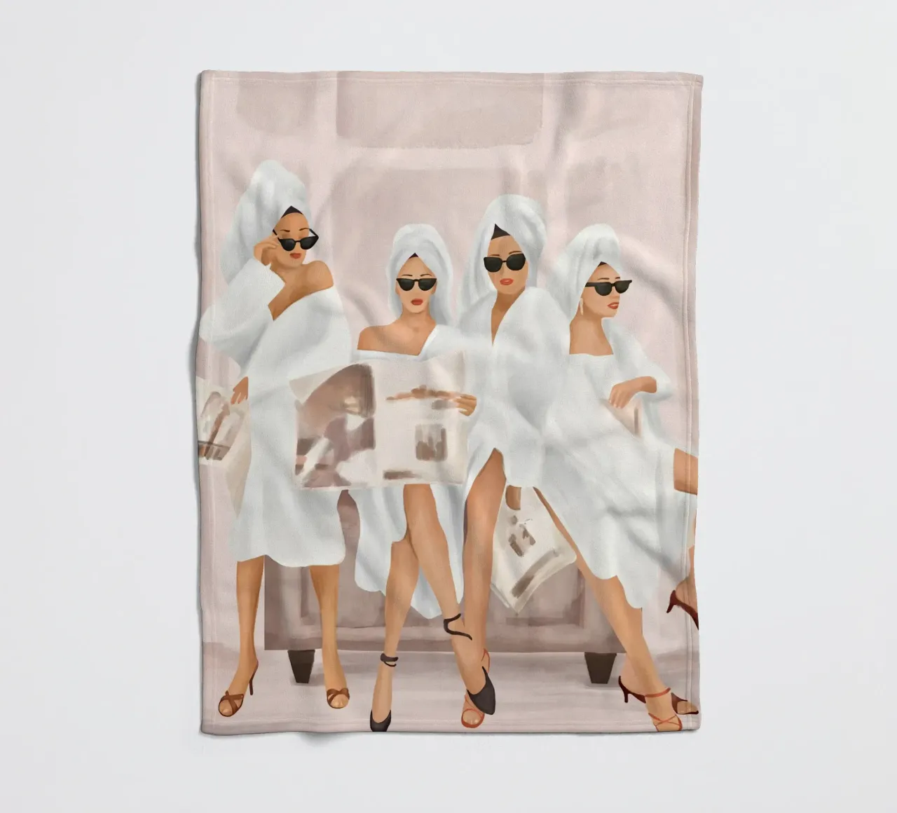 Friends fleece blanket by Flow Line