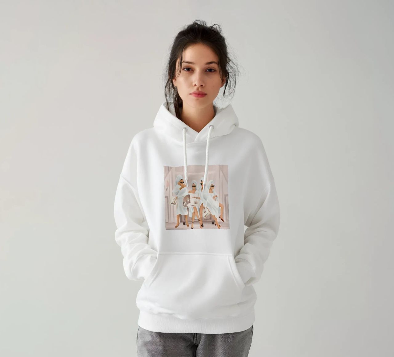 Friends felpa con cappuccio da Flow Line