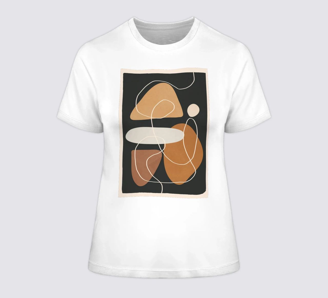 Minimal Colorful Abstract Shapes 1 t-shirt da donna da Flow Line