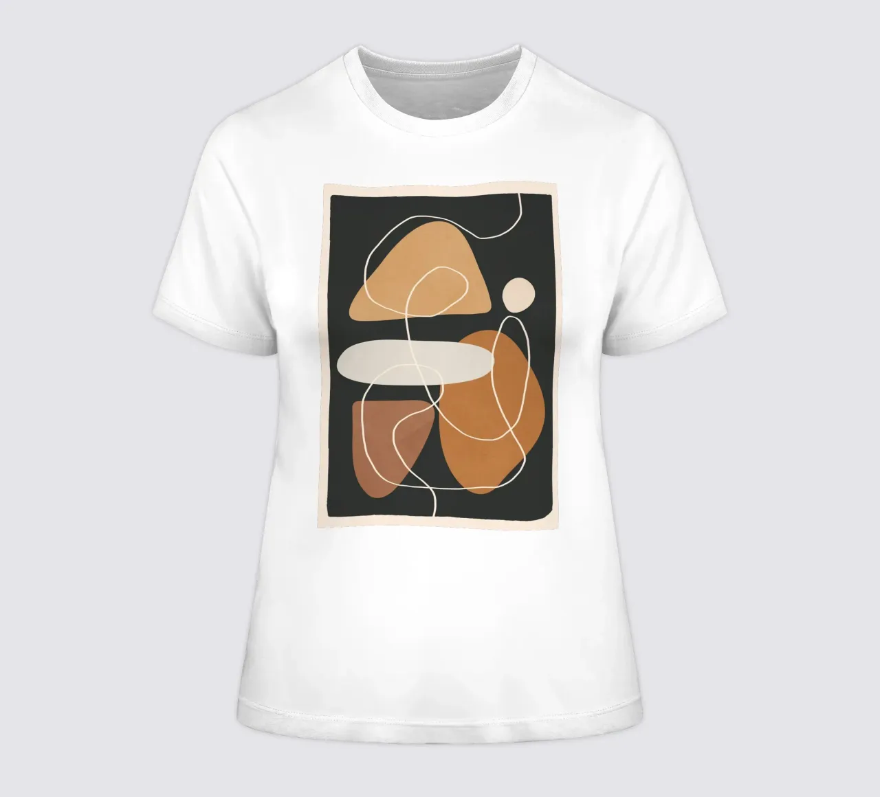 Minimal Colorful Abstract Shapes 1 t-shirt da donna da Flow Line