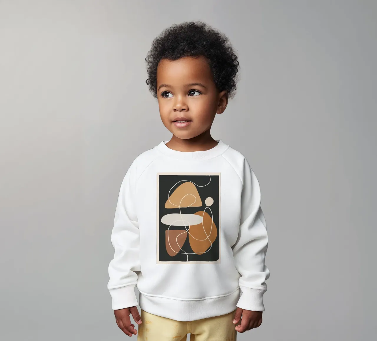Minimal Colorful Abstract Shapes 1 sweat pour bébé de Flow Line