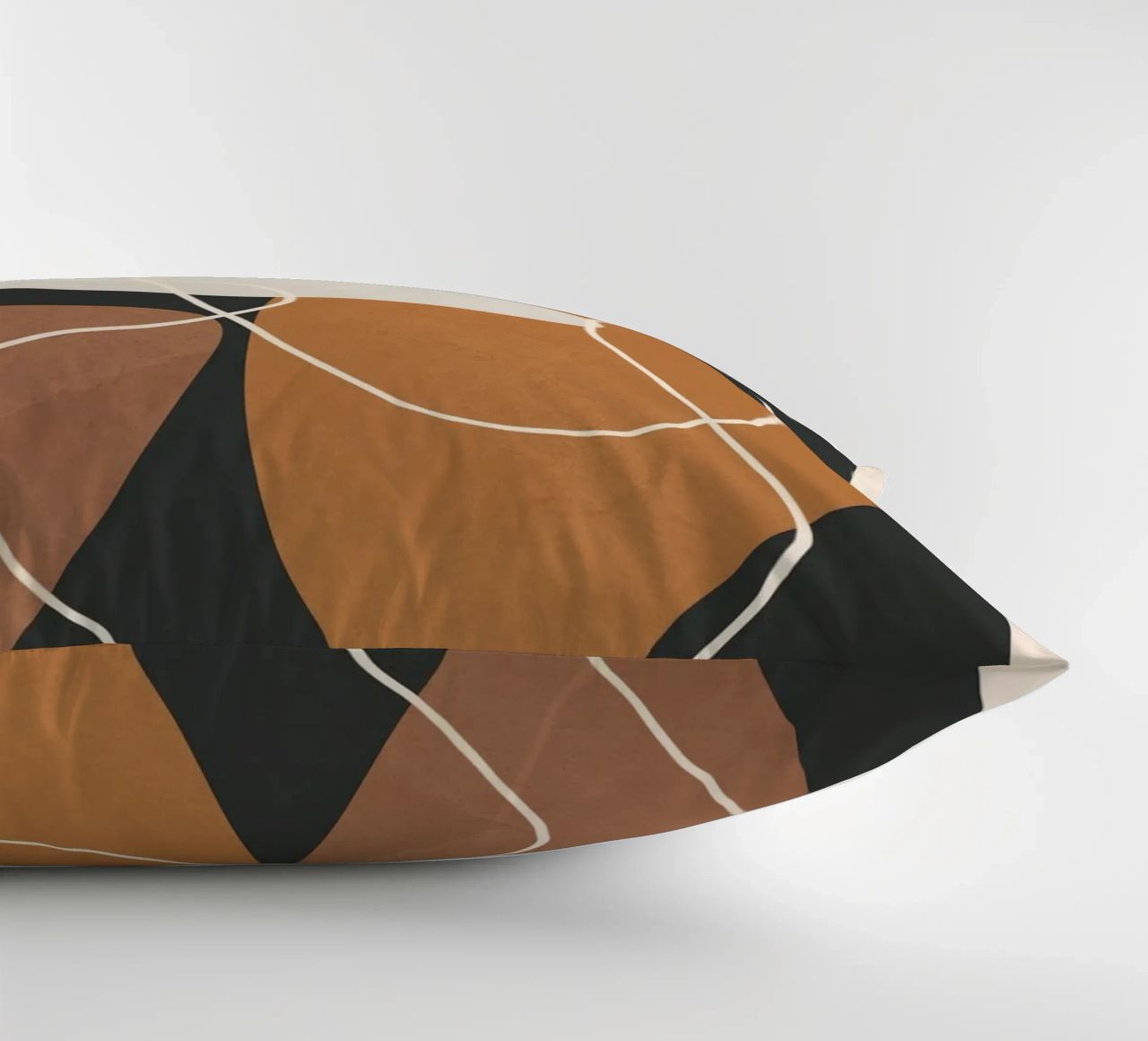 Minimal Colorful Abstract Shapes 1 cuscino da Flow Line