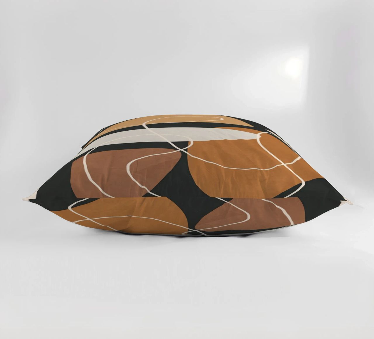 Minimal Colorful Abstract Shapes 1 cuscino da Flow Line