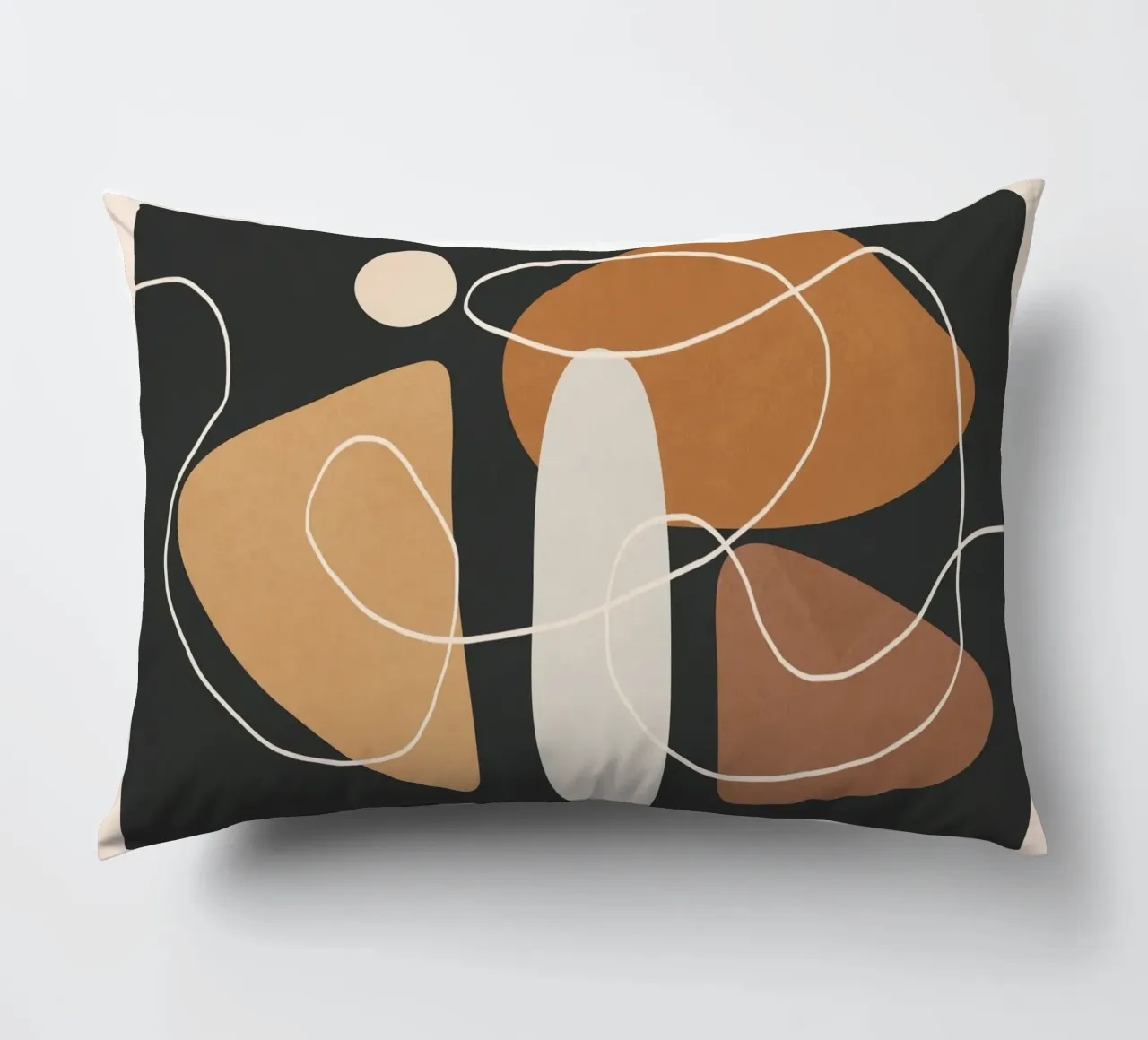 Minimal Colorful Abstract Shapes 1 kussen van Flow Line