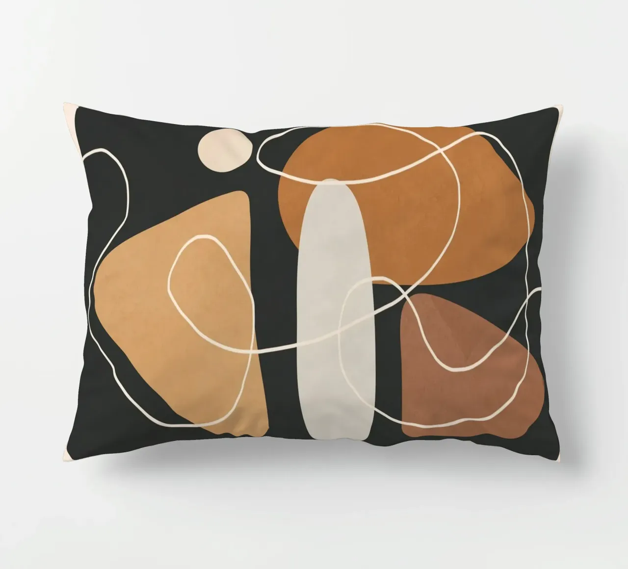Minimal Colorful Abstract Shapes 1 kussen van Flow Line